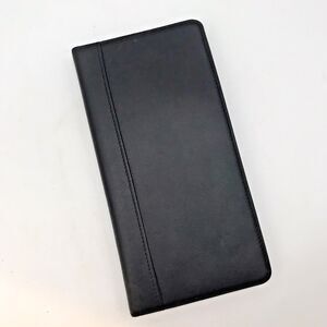 Fossil Leather Carlson Wagonlit Travel Organizer RFID CC Case Passport Protector